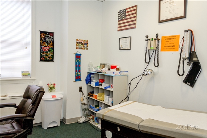 Exam room at Medico Family Clinic